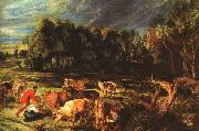 Landscape with Cows